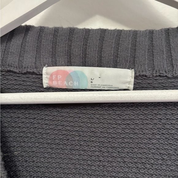 Free People Gray Button-Up Cardigan - Picture 5 of 5